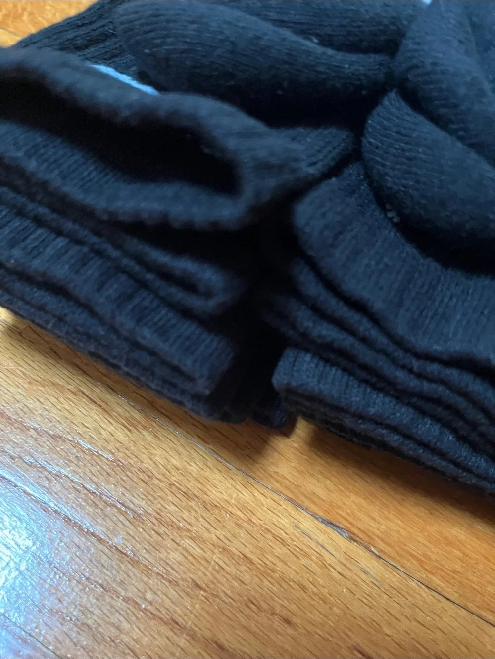 Nike Black Crew Athletic Socks with White Swoosh (6 Pack)